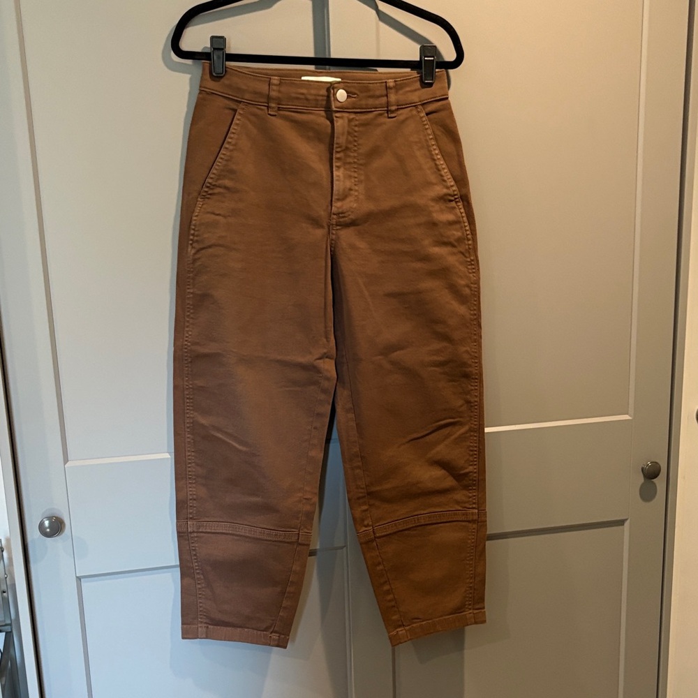 Everlane Women’s Brown Utility Cotton Pants